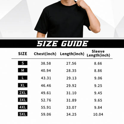 Men's Black Crew Neck T-Shirt,Short Sleeve