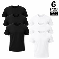 6PCS(3Black 3White)