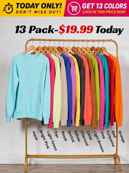🔥Back by Popular Demand! Pigment Dyed Cozy Campfire Crewneck Sweatshir🔥
