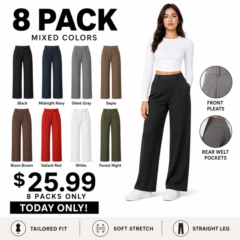 ⏰Big Spring Sale!⏰The Everyday Comfort Pants™ Flattering Stretch Pants Designed For Real