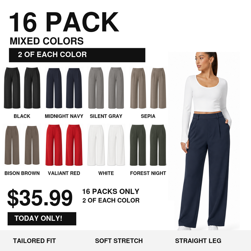 ⏰Big Spring Sale!⏰The Everyday Comfort Pants™ Flattering Stretch Pants Designed For Real