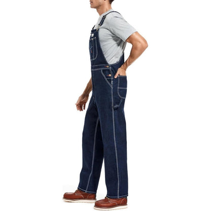 🔥Last Day Promotion🔥Men's Denim Bib Overalls,  Workwear with Adjustable Straps and Convenient Tool Pockets